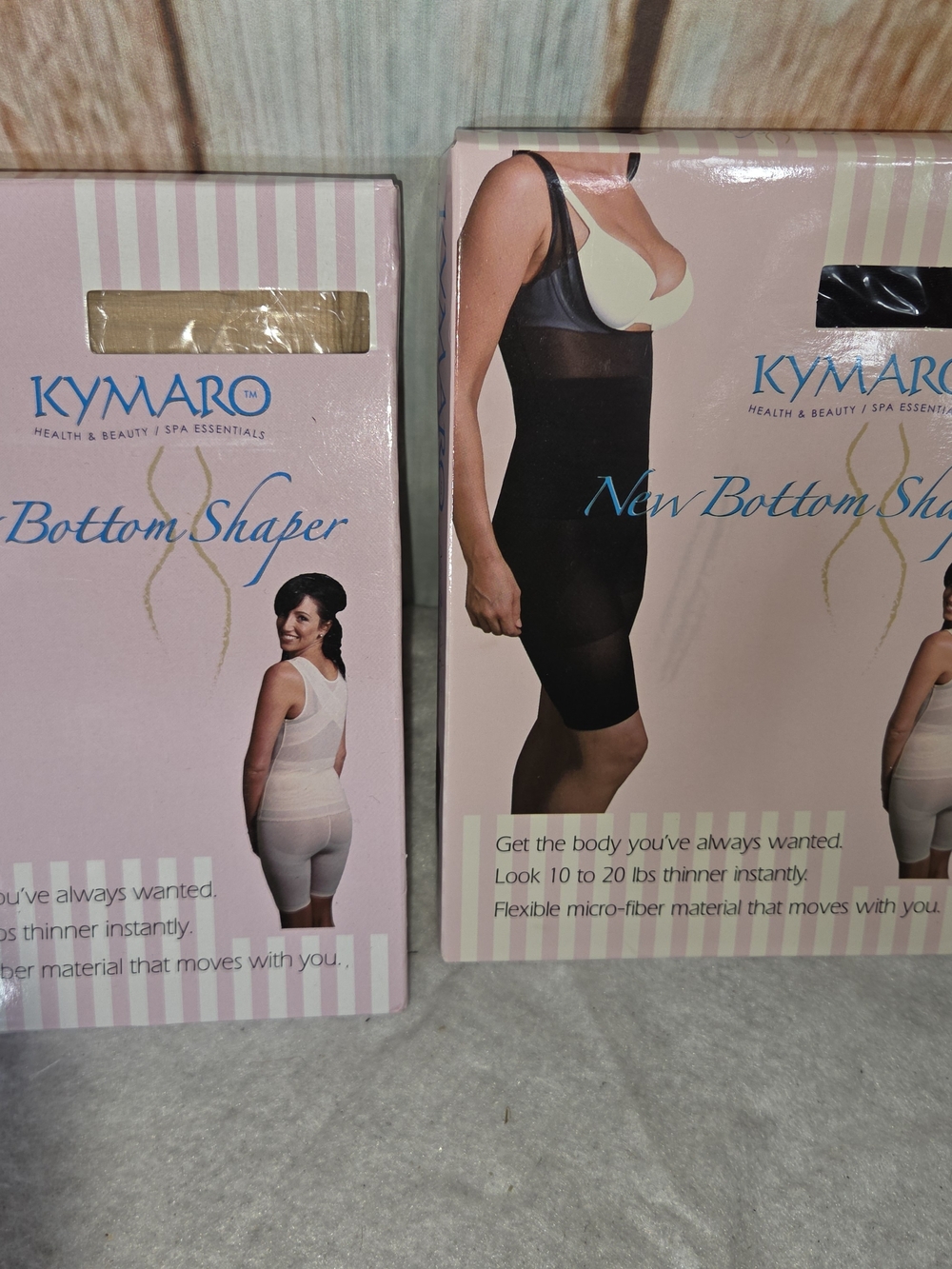 2 New Kymaro Bottom  Body Wear Shaping  FIRM Control  Size L Nude & Black